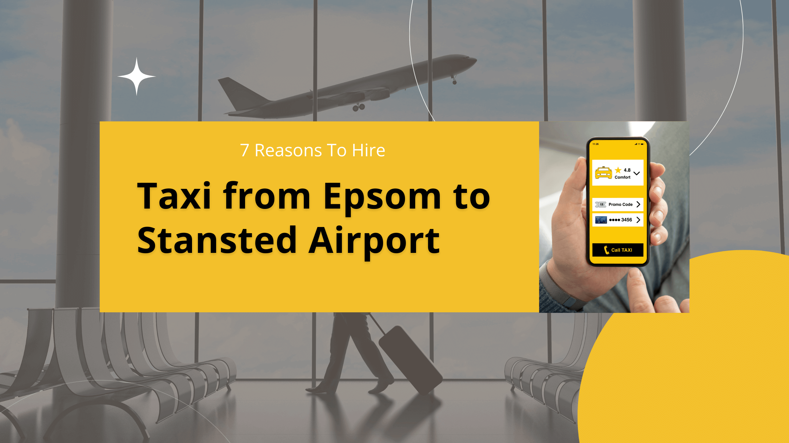 Reasons To Hire Taxi from Epsom to Stansted Airport