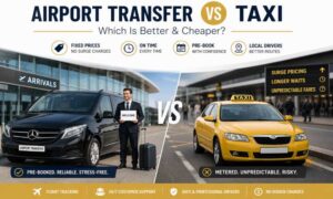 airport transfer vs taxi