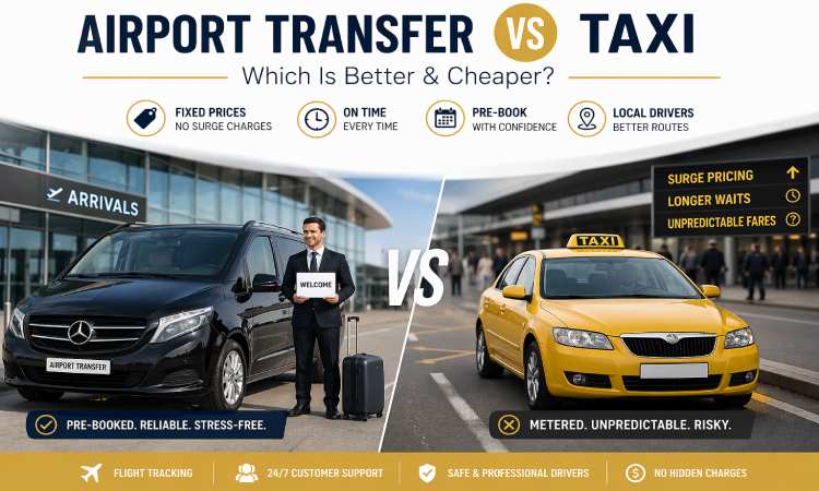airport transfer vs taxi