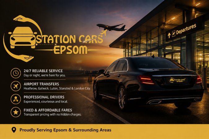 Low Cost Airport Transfer in Epsom